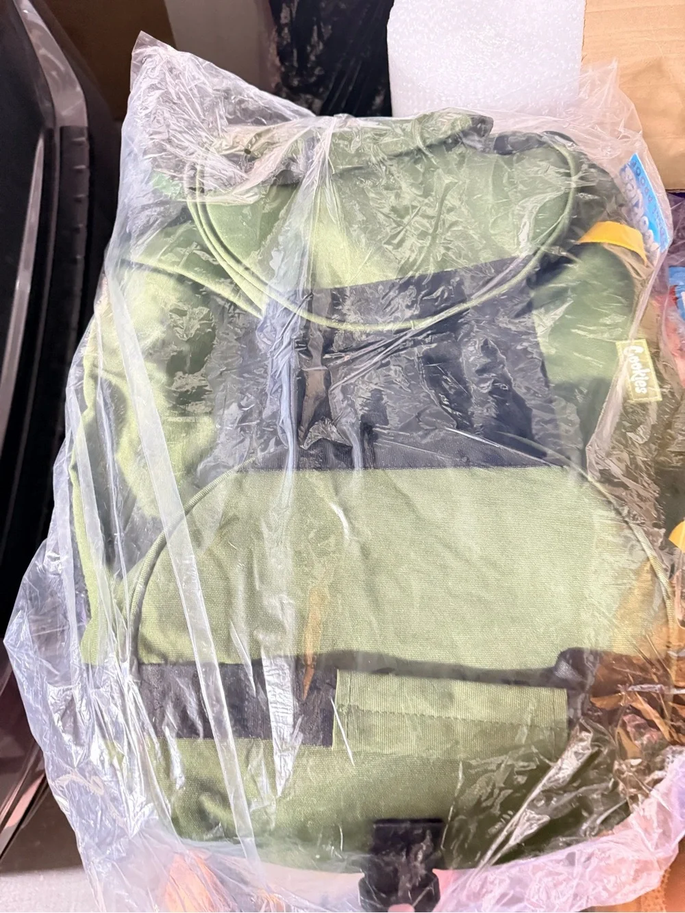 Cookies Green Yellow Smell Proof XL Duffle Bag Gym Bag Weekend Bag